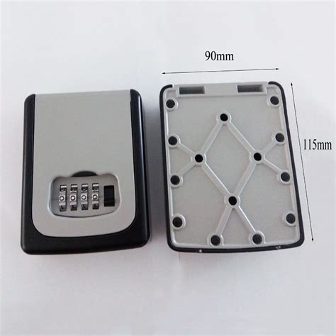 stainless steel key lock box|wall mounted keyless lock box.